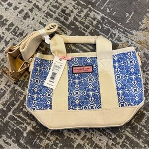 Vineyard Vines Blue Patterned Tote Bag